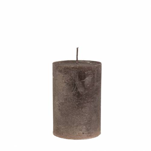 Vienspalvės žvakės varinės metalinės 60×80mm 4 vnt