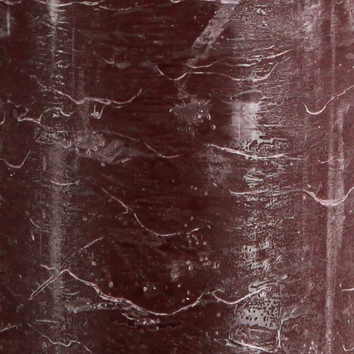 daiktų Žvakės Bordo stulpinės žvakės vienspalvės 85x200mm 2 vnt