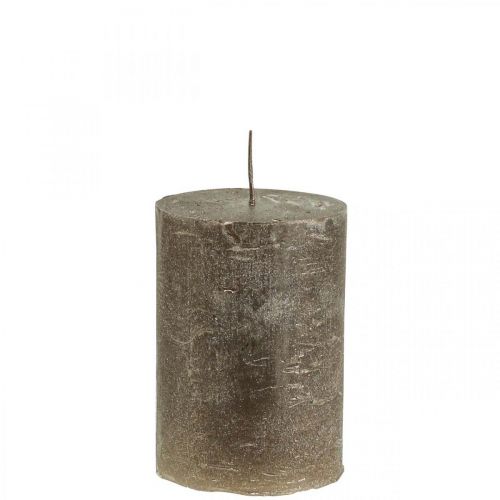 Stulpinės žvakės vienspalvės žvakės varinės 70x100mm 4 vnt