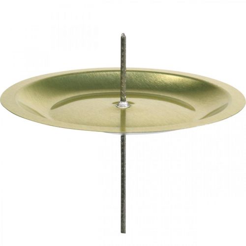 Žvakidė 8cm auksinė 16 vnt