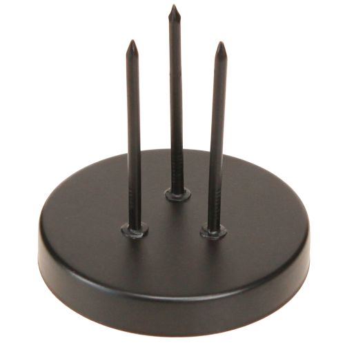 daiktų Žvakidės Advento vainikas metalinės juodos matinės Ø8cm 4 vnt.