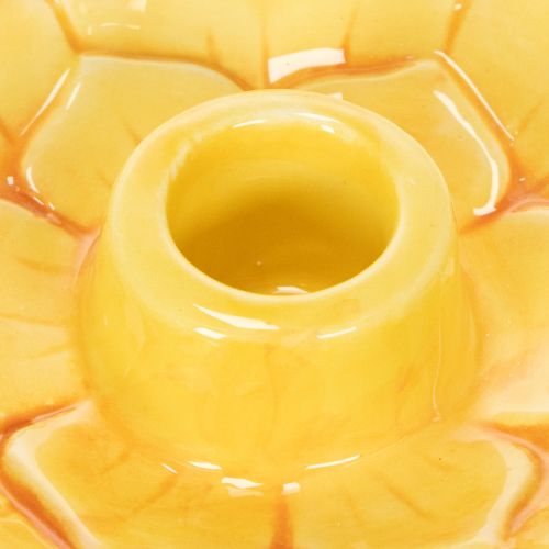 daiktų Keraminės kūginės žvakidės, dekoratyvinės gėlės formos, stilingai stalo puošmenai, 11 cm, 2 vnt.