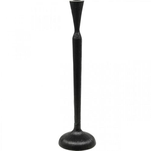 Žvakidė juodo metalo žvakidė Ø12cm H46cm