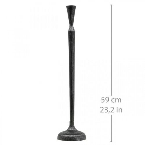 daiktų Žvakidė Juoda Žvakidė Metalinė Ø13cm H59cm