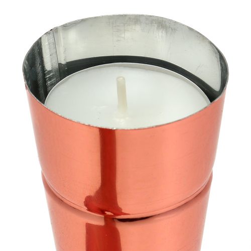 Floristik24 Žvakidė varinė Ø4,5cm H14cm 8vnt
