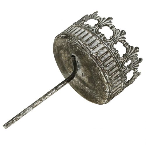 daiktų Žvakių laikiklis sidabrinis antikvarinis Ø7cm H12cm 1 vnt
