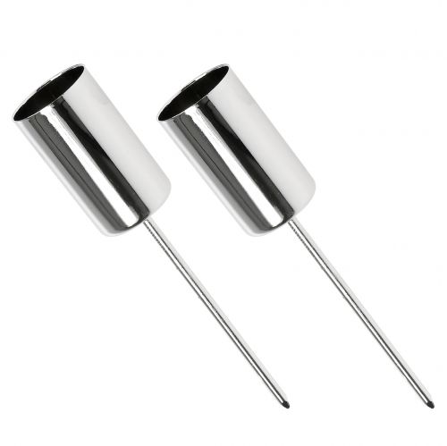 daiktų Žvakidė sidabrinė lazdelinėms žvakėms Ø2,2cm 4 vnt