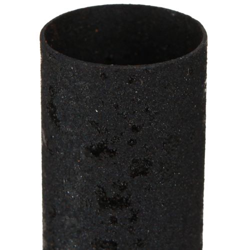 daiktų Žvakių laikiklio lazdelės žvakės su įtvaru metaliniu juodu Ø23mm 4vnt