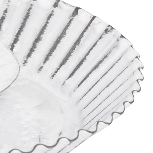 daiktų Žvakidė balta metalinė torto forma Shabby Chic Ø15cm