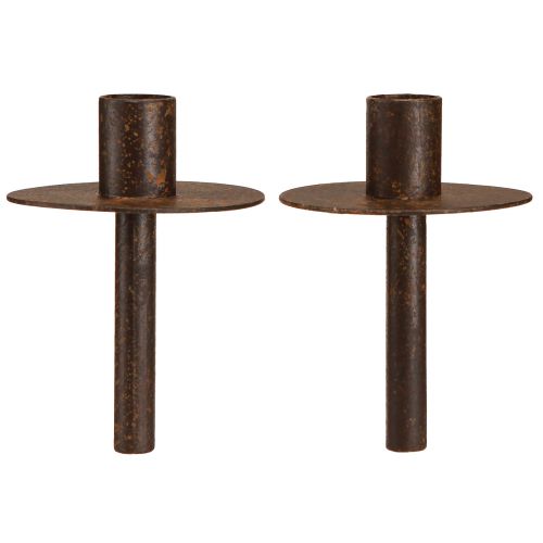daiktų Žvakių laikiklis buteliukams rust look Ø8.5cm H12cm 2vnt