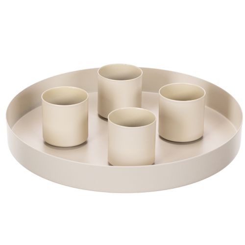 Magnetiniai žvakidės storoms, kūginėms žvakėms (4 cm), 4 vnt. | Floristik24.lt