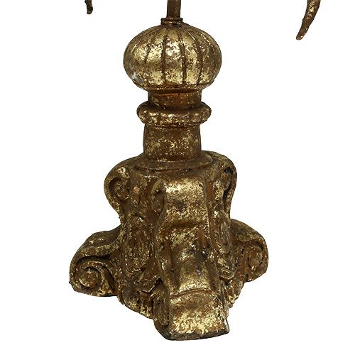 Floristik24 Žvakidė su angelo sparnais auksiniai H42cm