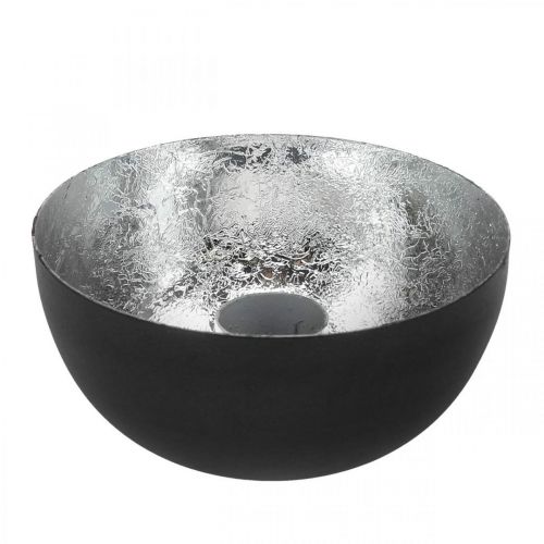 Žvakidė Black Silver Stick Žvakidė Ø10cm H5cm
