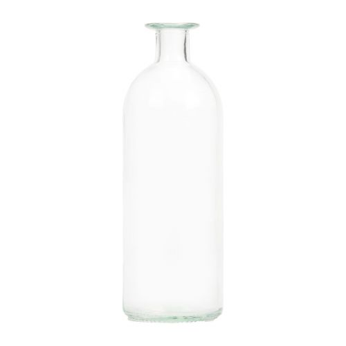 Žvakidės dekoratyviniai buteliukai mini vazos stiklas skaidrus H19,5cm 6vnt