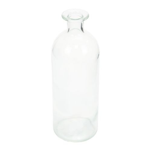 daiktų Žvakidės dekoratyviniai buteliukai mini vazos stiklas skaidrus H19,5cm 6vnt