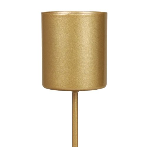 daiktų Žvakių laikiklis spygliuočių žvakidės lazdelė auksinė 3,5×4cm 4 vnt