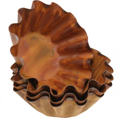 daiktų Torto forma, žvakidė, metalinė lėkštė, nerūdijančio plieno grotelės Ø11,5cm H4cm 4vnt.