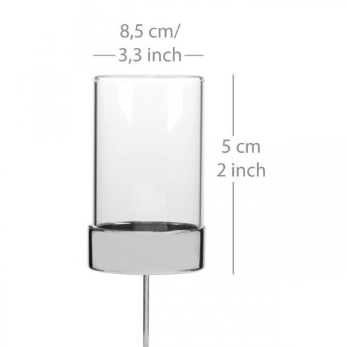 daiktų Žvakidė metalui/stiklui užkimšti Ø5cm H14cm 4 vnt