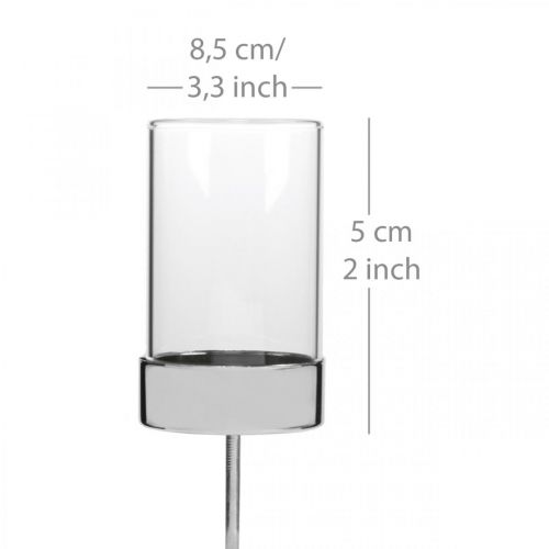 daiktų Žvakidė metalui/stiklui užkimšti Ø5cm H19cm 4 vnt