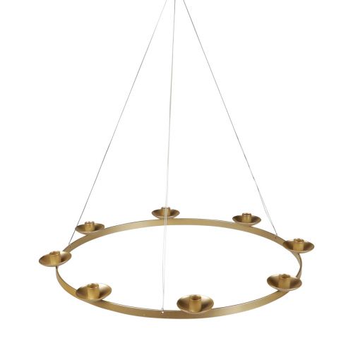 Pakabinama žvakidė auksinė Ø34cm H45cm