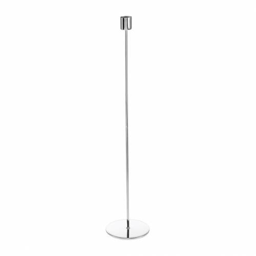 Metalinių žvakidžių rinkinys žvakėms sidabras Ø2.2cm H31cm 2vnt.