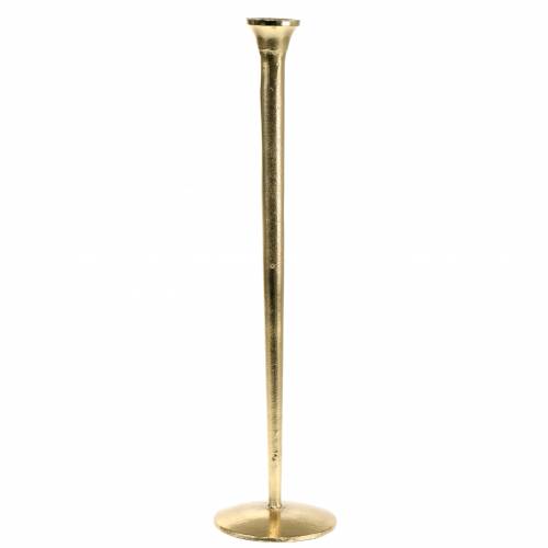 Floristik24 Žvakidė senovinio aukso Ø11,5cm H47cm