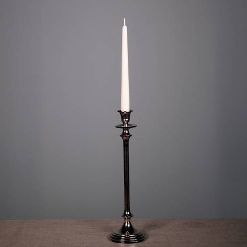 Floristik24 Žvakidė sidabrinė H35cm