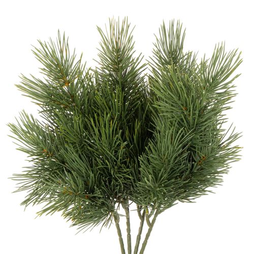 Dirbtinė pušies šaka žiemos dekoracijoms, 40 cm, 4 vnt. pirkti | Floristik24.lt