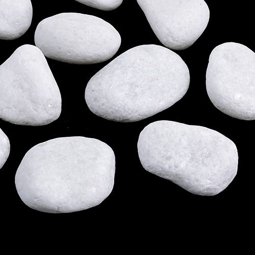 Floristik24 Akmenukai tinkle Baltas 2,5cm - 4cm 1kg