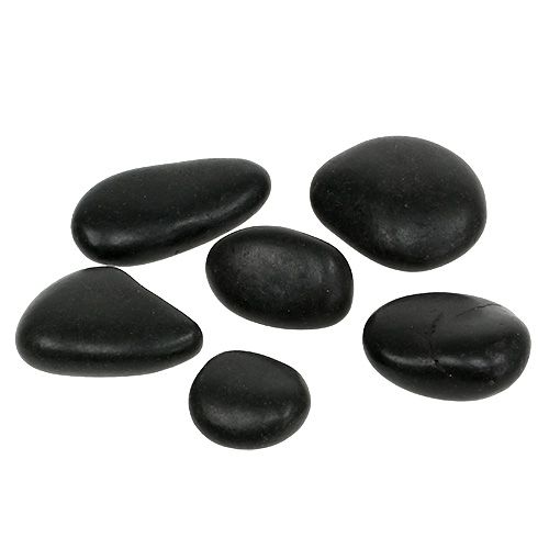 Floristik24 Akmenukai juodi 4cm - 7cm 1kg