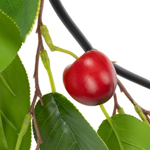 daiktų Dirbtinė girlianda su vyšniomis. Puikiai tinka natūraliam kambario dekoravimui. Gėlių imitacija. 160 cm.