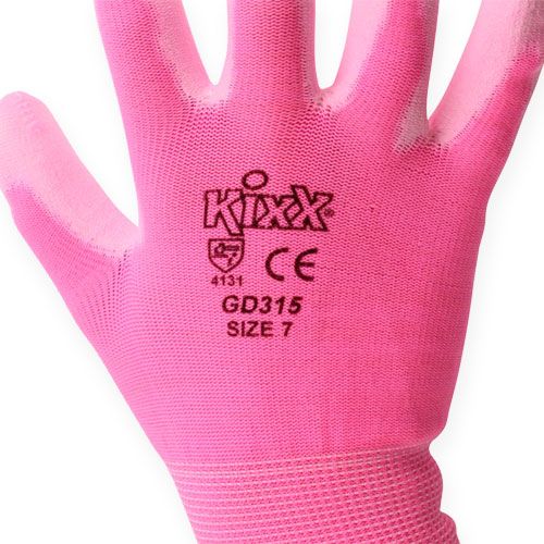 daiktų Kixx sodo pirštinės 7 dydis rožinė, rožinė