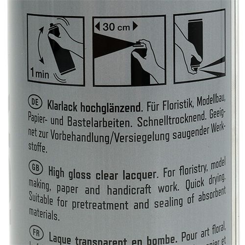 Floristik24 Skaidrus lako purškiklis 400ml
