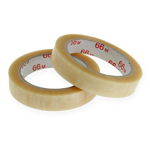 Lipni juosta 19mm x 66m PVC neutrali 8 vnt