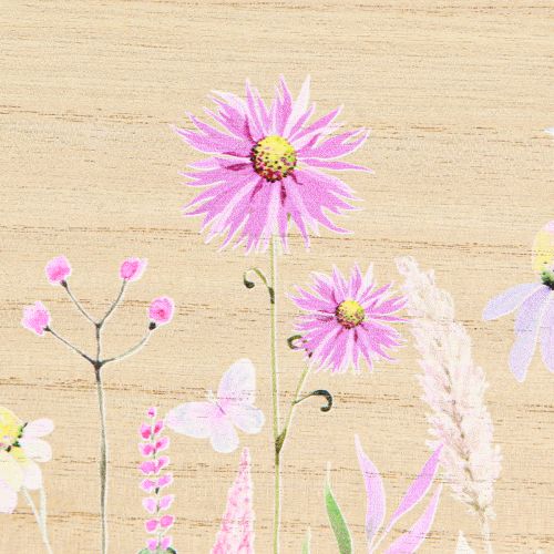 daiktų Maža medinė dėžutė medinė dėžutė gėlių drugelis 30x18cm