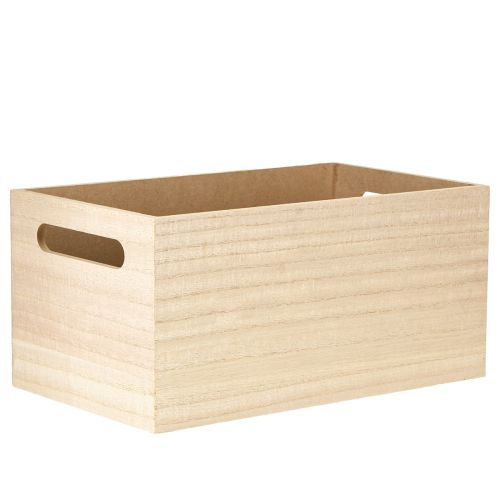 daiktų Maža medinė dėžutė medinė dėžutė gėlių drugelis 30x18cm