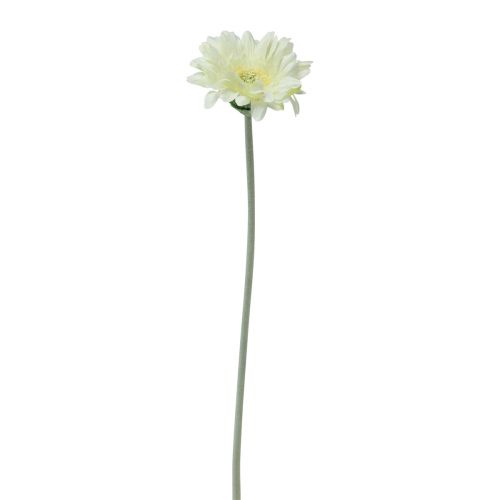 Floristik24 Dirbtinės gėlės Gerbera Balta 45cm