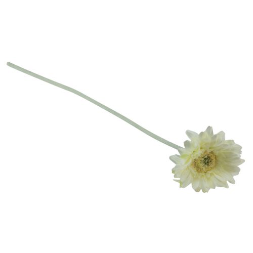 Floristik24 Dirbtinės gėlės Gerbera Balta 45cm
