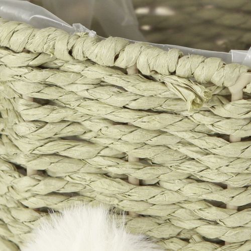 daiktų Mielas Velykų zuikučio formos vazonas šventinei dekoracijai interjere, 32 cm