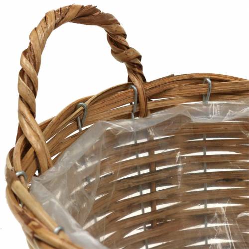 Floristik24 Pintas krepšelis su rankenomis Ø30cm aukštis 22cm sodinimui