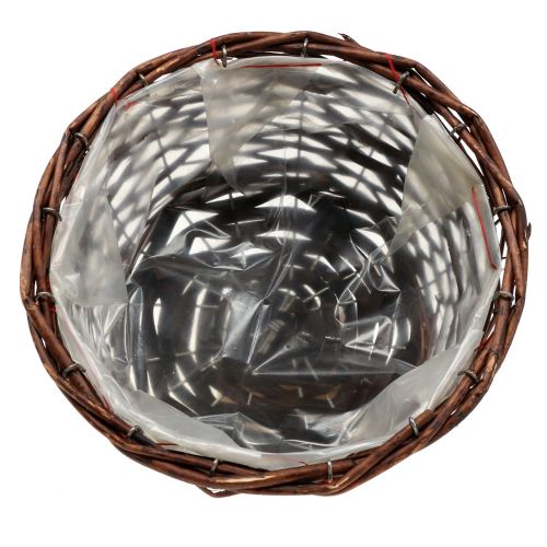 Floristik24 Apvalus krepšelis gamtos sodinimui Ø25cm