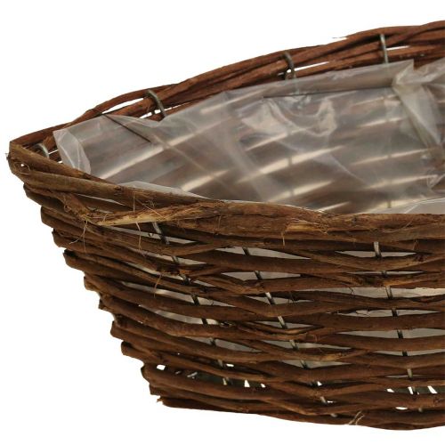 Floristik24 Basket Pintas augalų krepšelis augalų valtis L44cm H11cm