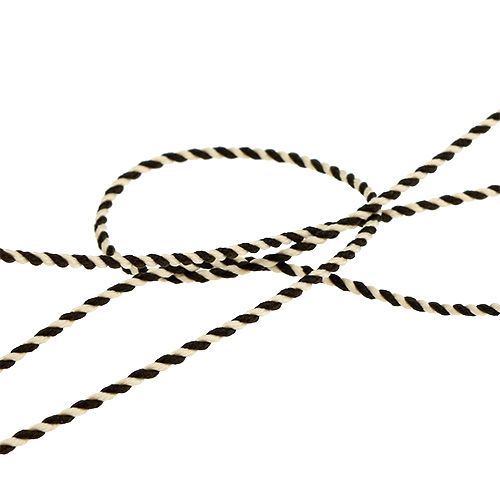Floristik24 Virvelė ruda-balta 1mm 25m