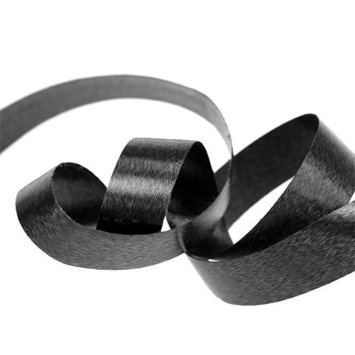 daiktų Garbanojimo juostelė juoda 10mm 250m