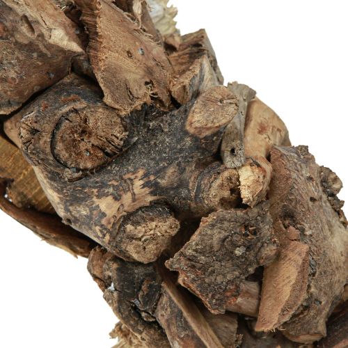 daiktų Vainiko šaknies mediena natūralaus medžio vainikas kaimiškas stalo dekoravimas Ø40cm