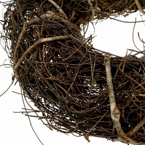 Floristik24 Vynuogių vainikas su gluosniu Ø35cm gamtos