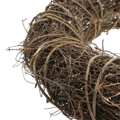 Floristik24 Vynuogių vainikas su gluosniu Ø30cm
