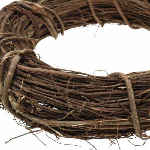 Floristik24 Dekoratyvinis vainikas gluosnis Ø25cm natūralus durų vainikas arba sieninis vainikas
