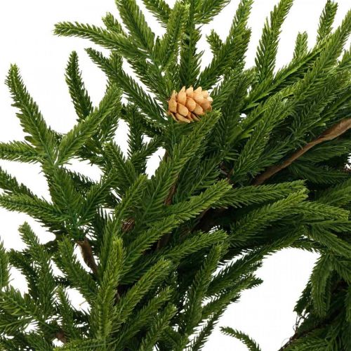 Floristik24 Dirbtinis kipariso vainikas su kūgiais Dekoratyvinis vainikas kiparisas Ø55cm