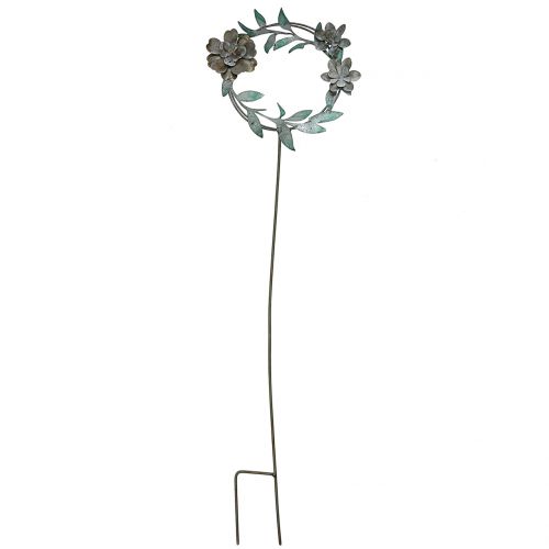 daiktų Sodo kamštis gėlių vainikas metalinis H63cm